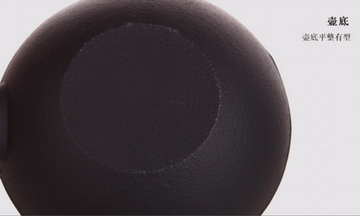 新しい黒2015鋳鉄のティーポット、 厚い700ミリリットル中国の鋳鉄製の紅茶ポット仕入れ・メーカー・工場