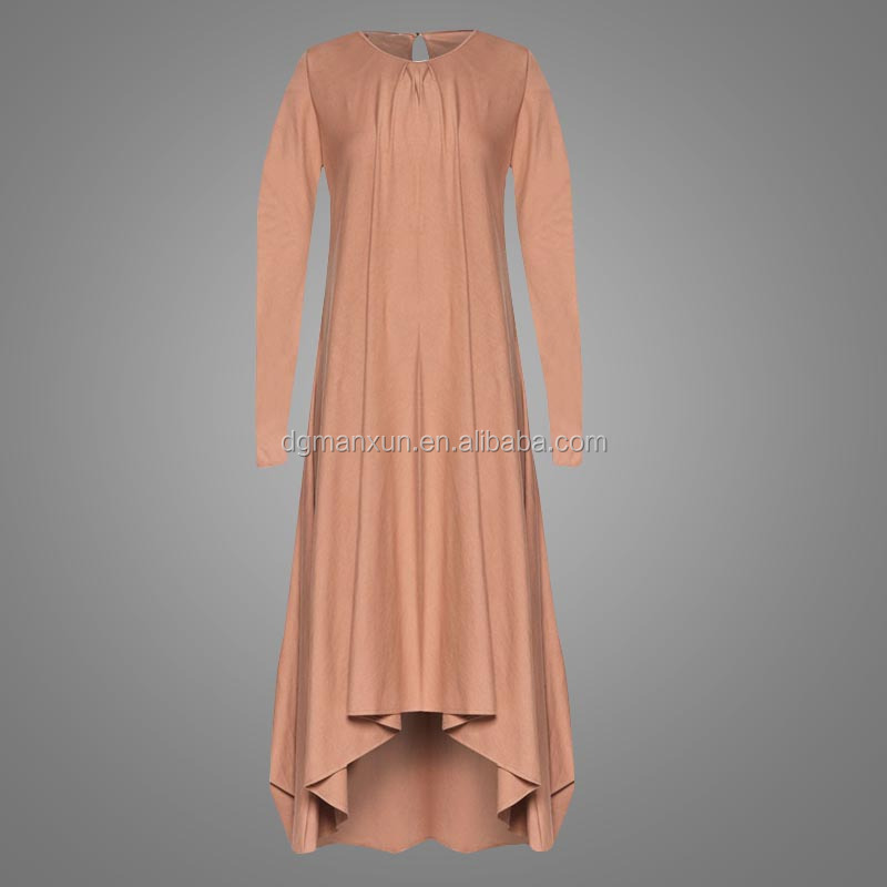 2017 New Design Woman Dubai Abaya Wholesale Cheap Price Plain Design Spadex Abaya Muslim Dress Women (2).jpg