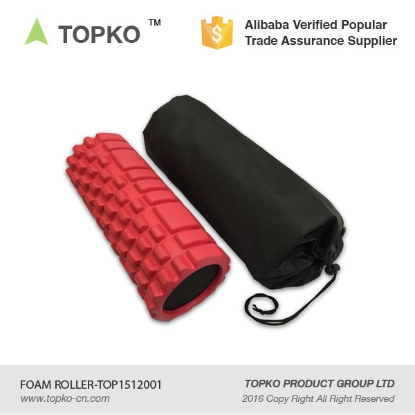 人気のあるtopko工場卸売カスタムラベル高密度ヨガフォームローラー仕入れ・メーカー・工場
