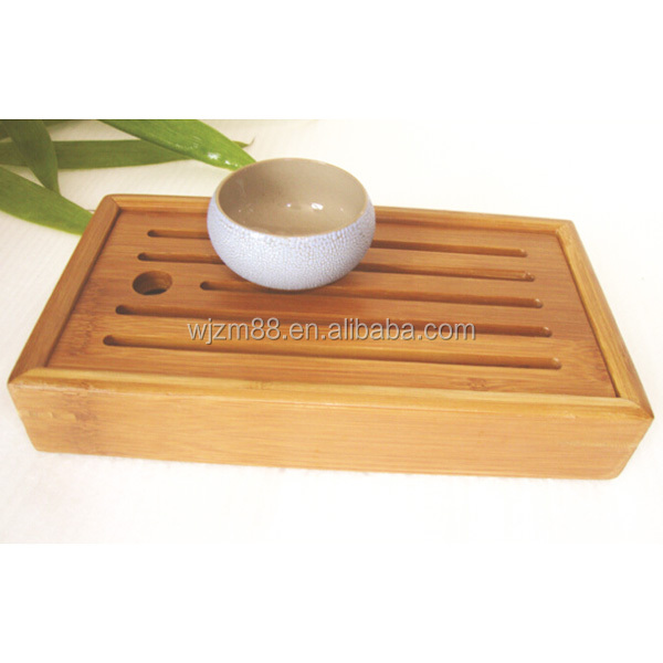 ポータブル小さな竹茶サービス提供トレイ、中国gongfu茶トレイ卸売仕入れ・メーカー・工場