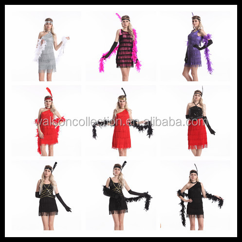 20s flapper fancy dress costume