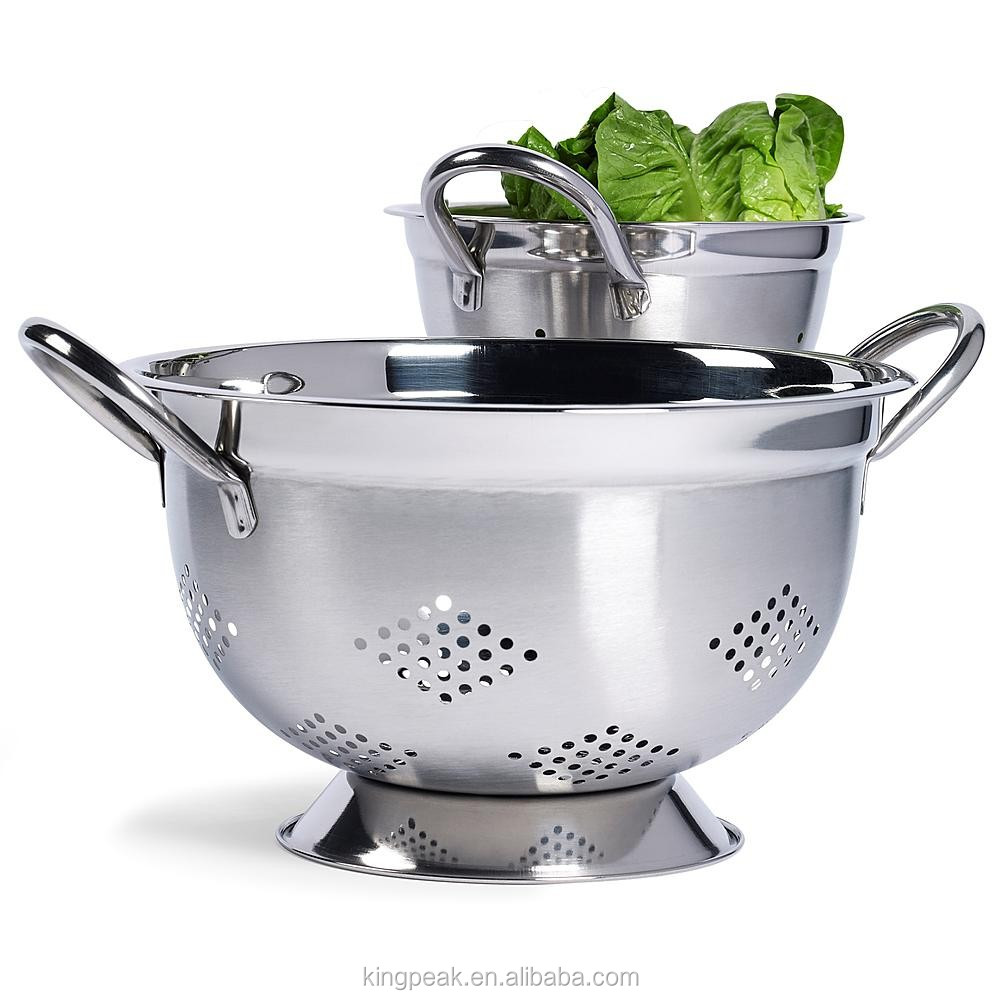 2019 Best Selling Stainless Steel Colander Set/stainless Steel Colander