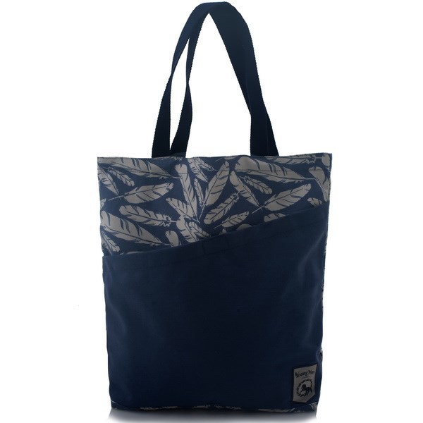 High quality print recyclable canvas tote bag with long webbing ...