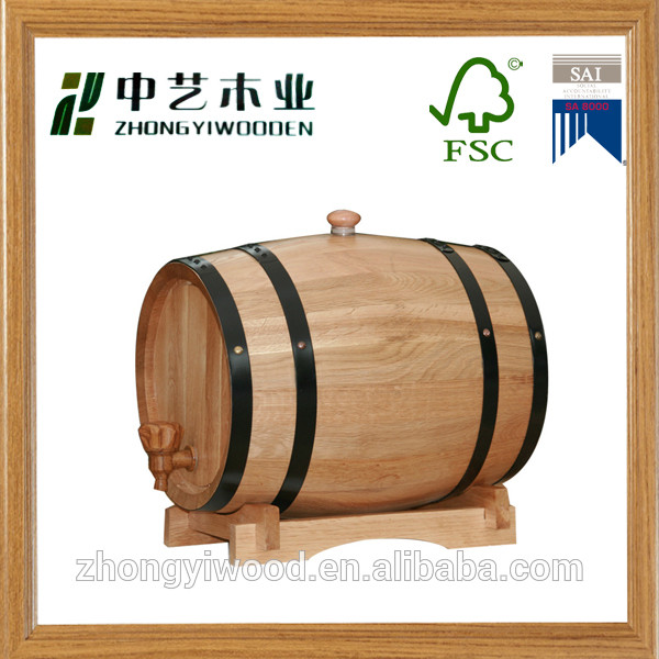 中国工場fsc oem手作り アンティーク木製ガーデン フラワー ポット バレル仕入れ・メーカー・工場