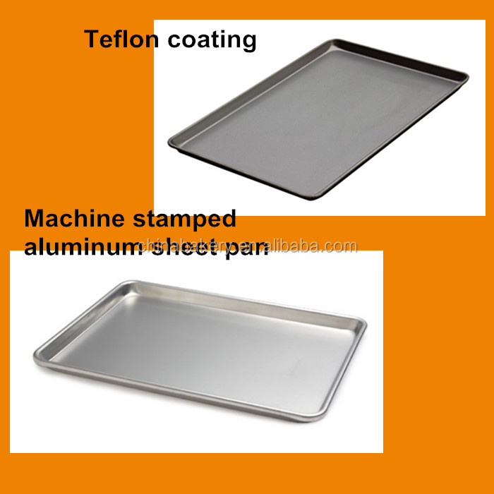 Aluminum Sheet Pan Baking Tray For Microwave Convection Oven Machine Stamped Aluminum Sheet Pan Jpg