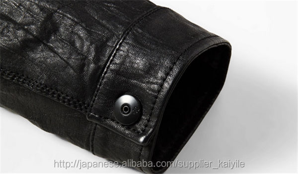 安い価格ブラックの男性puレザージャケット問屋・仕入れ・卸・卸売り
