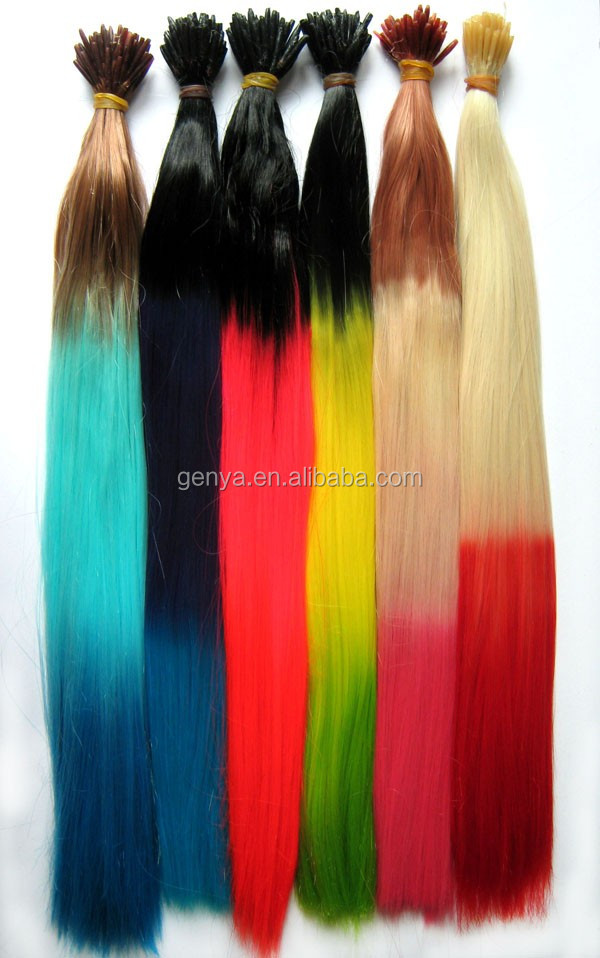 ファッション子供合成虹カラフルな髪ブレイドヘアアクセサリー 問屋・仕入れ・卸・卸売り