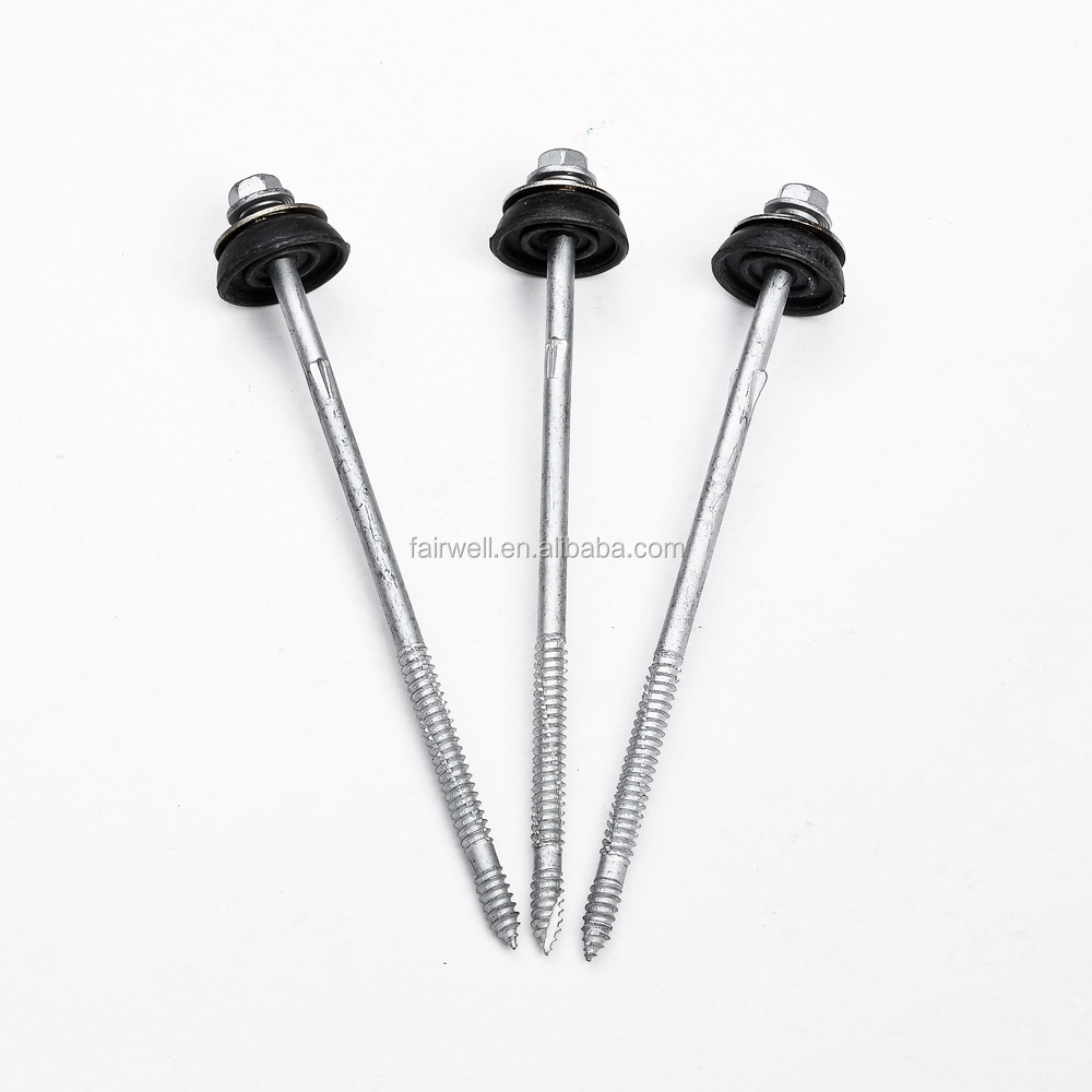 Hex Washer Head Self Tapping Screws With Rubber Washer Buy Self Tapping Screws With Rubber