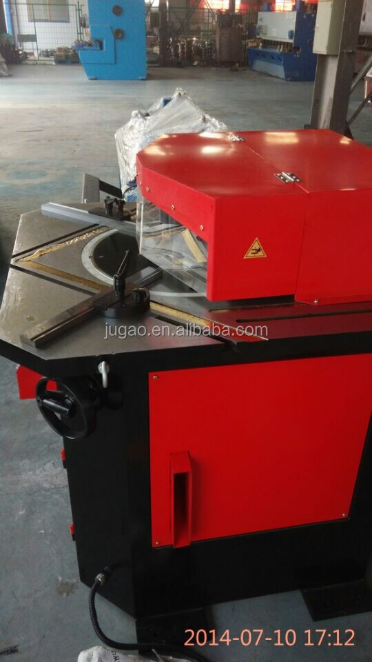 QC28Y-4X200 V Angle Notcher making angle hole in steel sheet