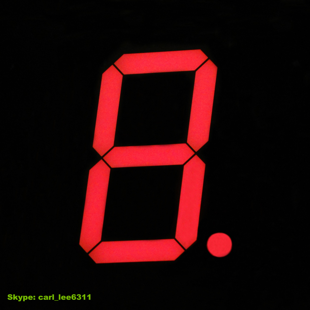 Outdoor assembled 8 inch grand 7 segments led display