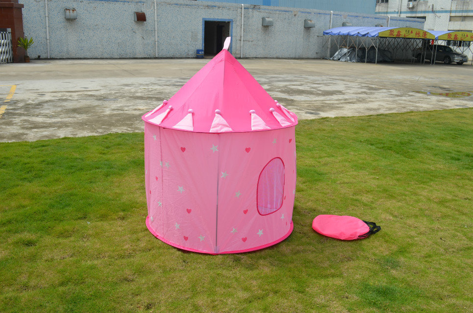 折り畳み式まで防水ポップピンク王女の城テントプレイハウス仕入れ・メーカー・工場