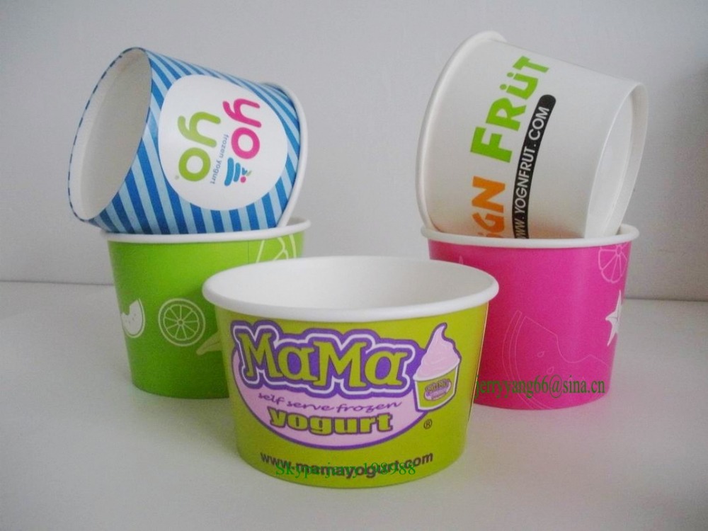 340ml Paper Printed Pint Ice Cream Containers/Cups - Buy 340ml