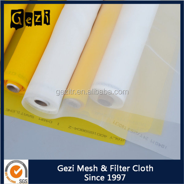 工場価格の良質geziiso7t( 18mesh)- 165t( 420mesh) シルクスクリーン印刷のメッシュファブリックをスクリーン印刷仕入れ・メーカー・工場
