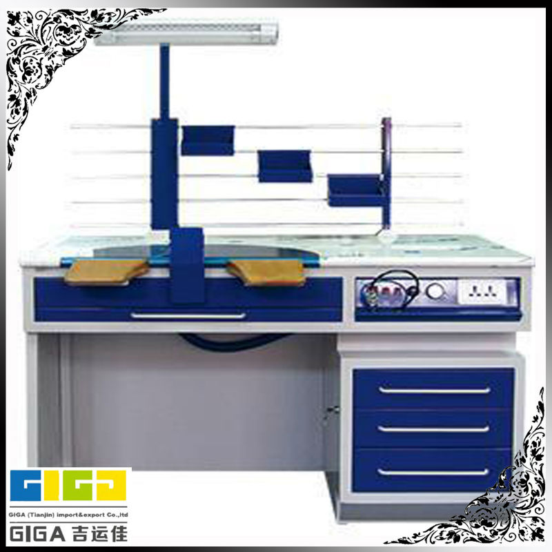 GIGA heavy duty wooden dental lab electrical working bench