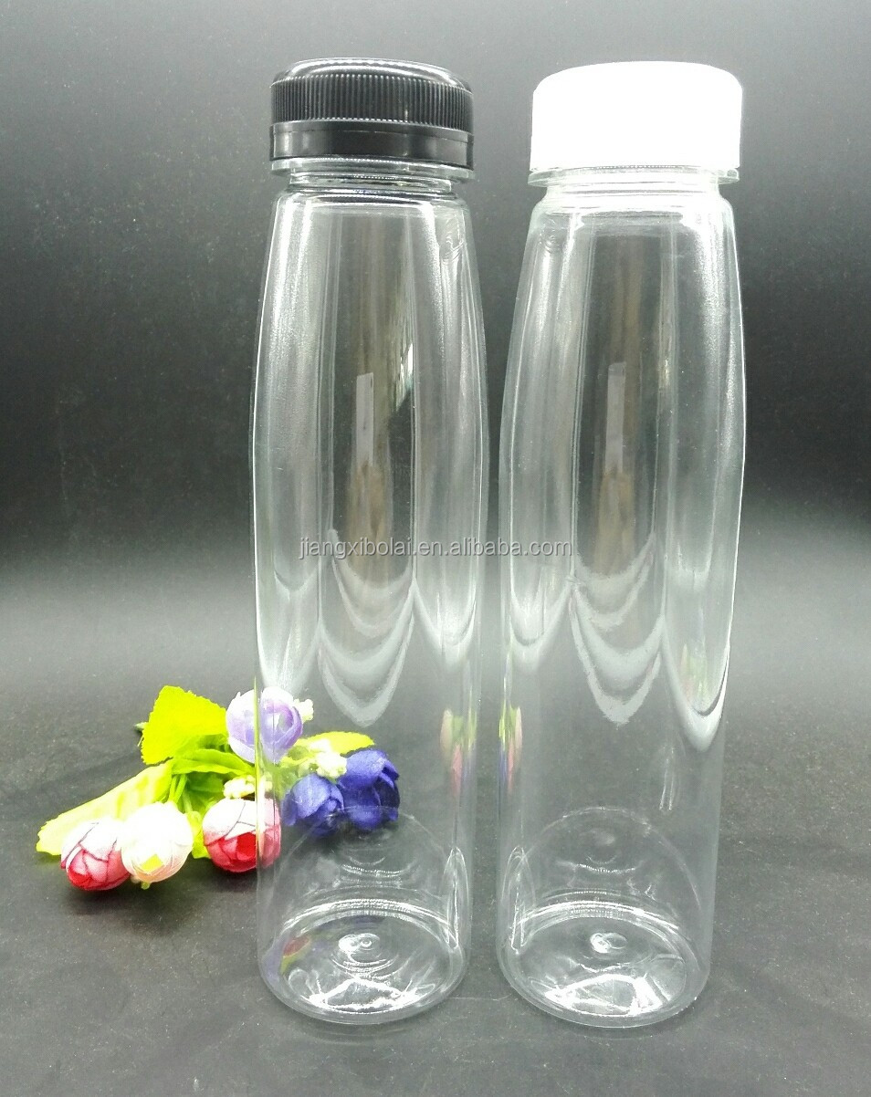 China Supplier Plastic Beverage Bottle Empty Transparent Bulk Sale 330ml Pet Plastic Bottle