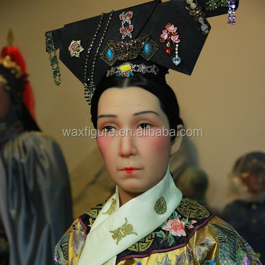 super realistic wax sculpture empress dowager cixi