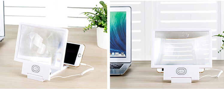 新しいホット2016、 携帯電話のブラケットブラケットlcdled画面拡大鏡、 スピーカー付き携帯電話画面拡大鏡仕入れ・メーカー・工場