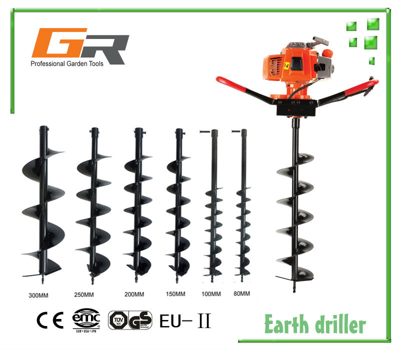 ダブル52ccガソリンceと地面オーガー/emc/gs/eu-ii問屋・仕入れ・卸・卸売り