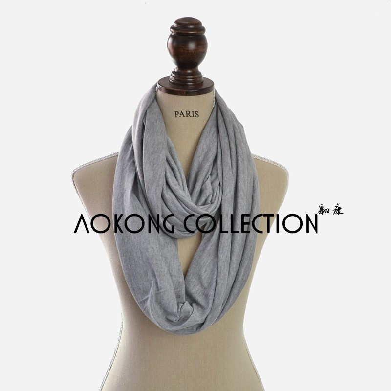2016 New Fashion Women Jersey Scarf Viscose Cotton Solid Plain Jersey