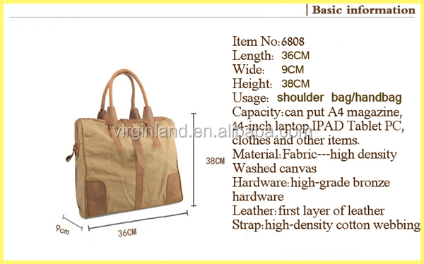 ユニセックスキャンバス2014年新しいファッションカレッジpolular卸売ワールドワイドレトロハンドバッグの革製バッグ問屋・仕入れ・卸・卸売り