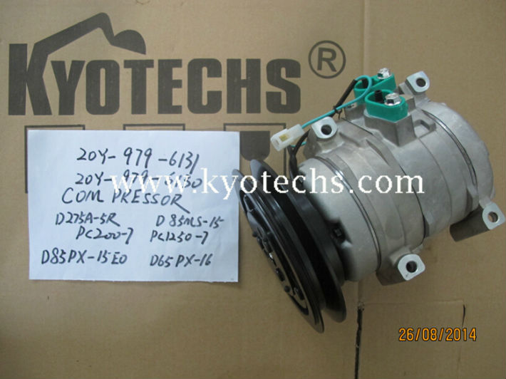 EXCAVATOR COMPRESSOR FOR 20Y-979-6131 20Y-979-6130 20Y-979-6132 20Y-979-6133 D275A-5R D85MS-15 PC200-7 PC1250-7 D85PX-15EO D65PX-16.jpg