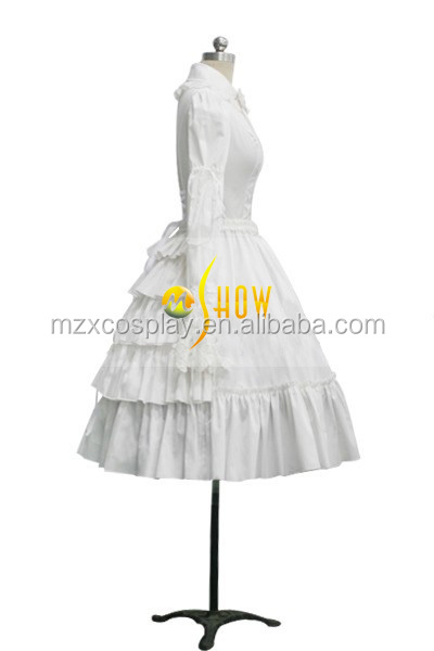 熱い販売のゴシックロリータ2- ピース階層ドレスハロウィーン衣装クリスマス美しさのためのロングドレス問屋・仕入れ・卸・卸売り