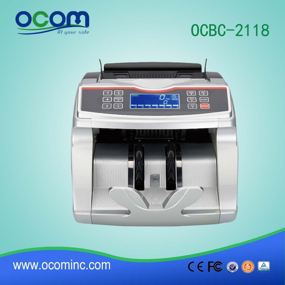 OCBC-2118:紙幣マネービルカウンター機で機能の値ミックス通貨カウンター仕入れ・メーカー・工場