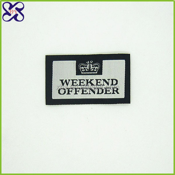 Cotton Filled Wholesale Custom Garment Woven Labels