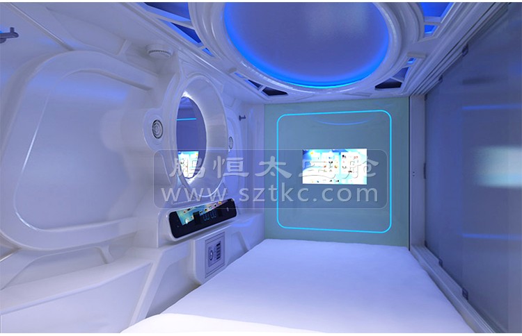 金属/鋼の寝室の家具セット二段カプセルベッドモダンベッド電気家具セット仕入れ・メーカー・工場