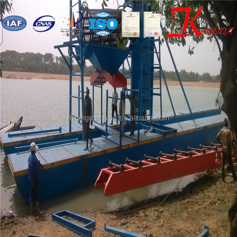 Quality realiable chain buckets gold dredger