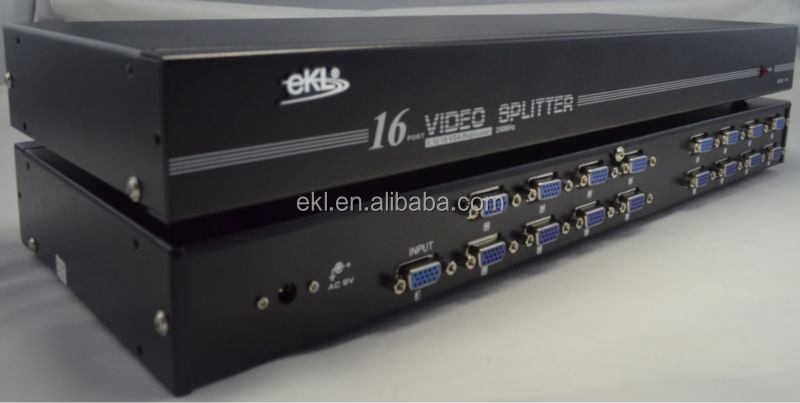 vga16出力ビデオスプリッタ、 16ポートvgaスプリッタ、 1うち16の問屋・仕入れ・卸・卸売り