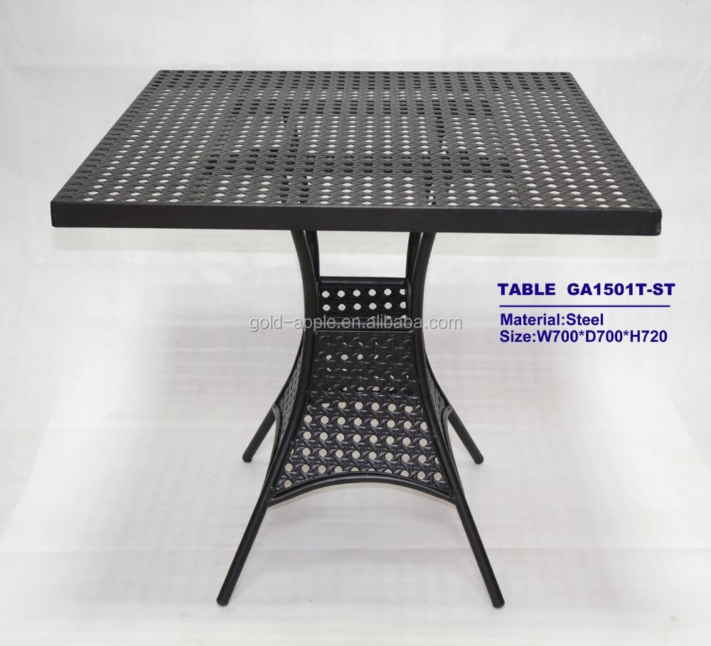 調節可能なスチール製フレームでバーテーブル無垢材の上部仕入れ・メーカー・工場