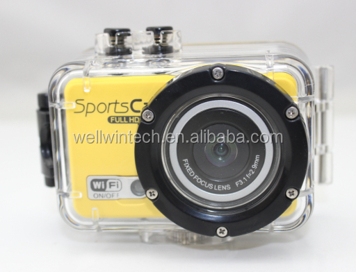 フルhdwifiのビデオカメラ1080スポーツエクストリームスポーツアクションdvrカム防水問屋・仕入れ・卸・卸売り
