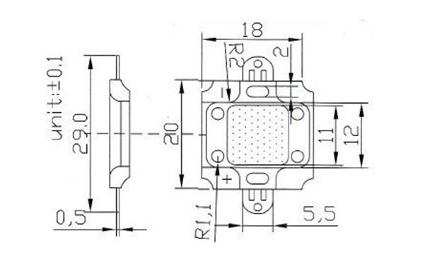 low price epistar bridgelux 100 watt 70 watt 50 watt 30 watt 20 watt 10 watt 5 watt 3 watt 1 w white high power led diode