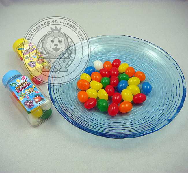 Funny Bottle with Soft Candy Filled in Colorful Jellly Beans