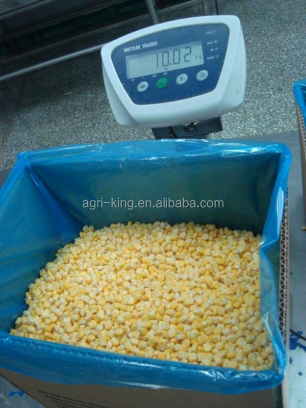 frozen sweet corn kernel