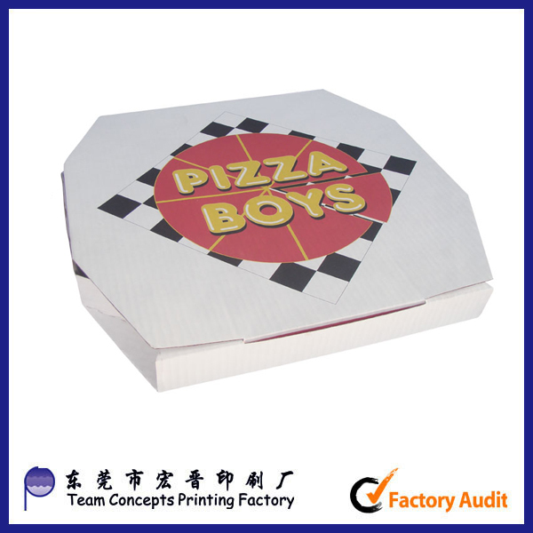 custom rectangular paper mini pizza box