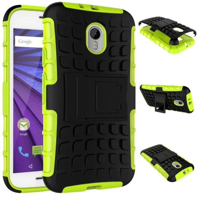 シリコーン+pc2イン1スタンド機能バックカバー電話motorolaモトg3用ケース仕入れ・メーカー・工場