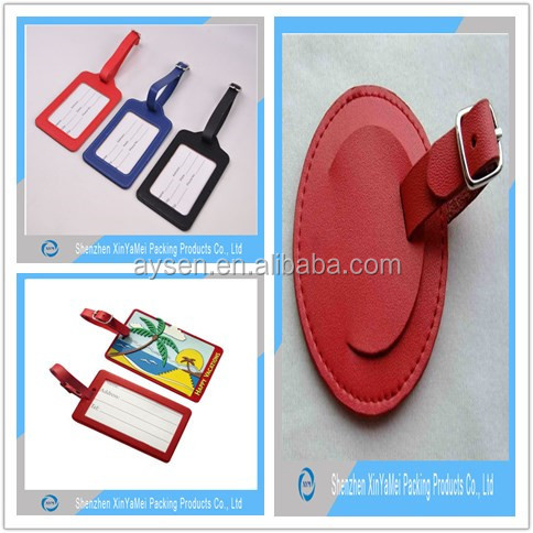 Beauty Wholesale Leather Luggage Tags