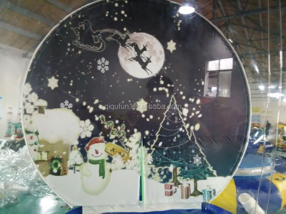ホット販売pvc クリスマス 8 フィート インフレータブルスノードーム/クリスマスインフレータブル仕入れ・メーカー・工場