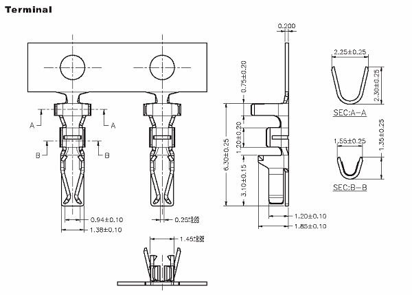 ワイヤコネクタ2.0mm23456789101213141516１71819202224kls1-xa1-2.00、 ul、 cerohs指令仕入れ・メーカー・工場