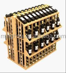 多くの層のためのバンテージ瓶72ストレージのための木製ワインボトルホルダー問屋・仕入れ・卸・卸売り