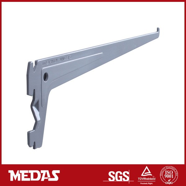 Adjustable Storage Metal Shelving Brackets Single Slot Shelf Brackets