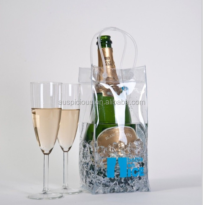latest durable wine cooler plastic bag champagne ice bag,China ASP