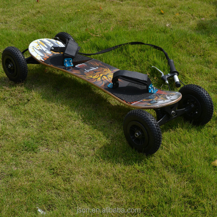 新しい2015mountainboard凧ボード持ち手竹デッキとブレーキ問屋・仕入れ・卸・卸売り