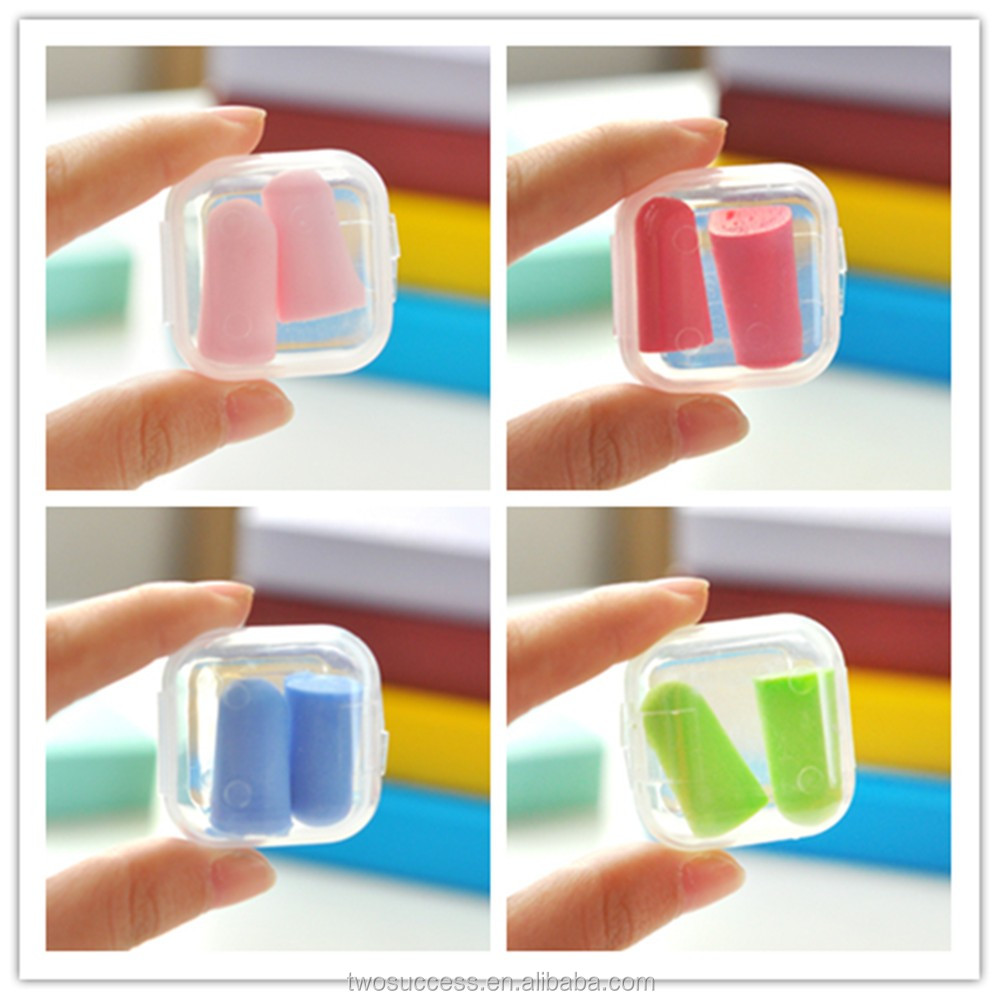 Custom Design Soundproof Block Foam Earplugs .jpg