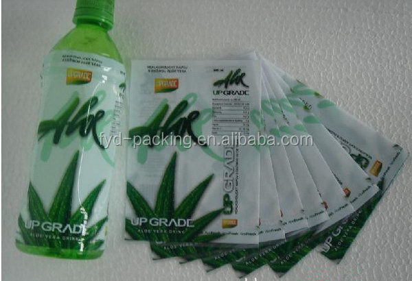 Designer branded coconut water label