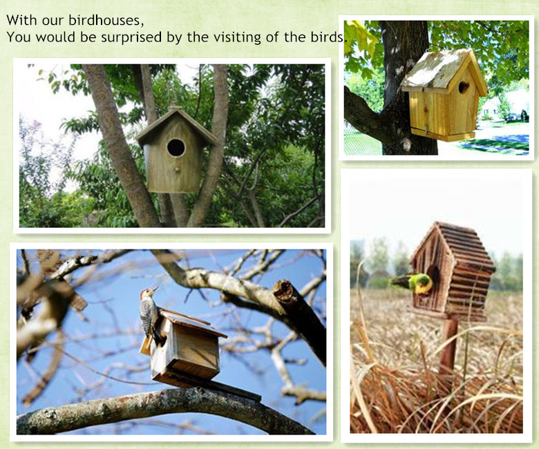 new unfinished wooden birdhouse wholesale