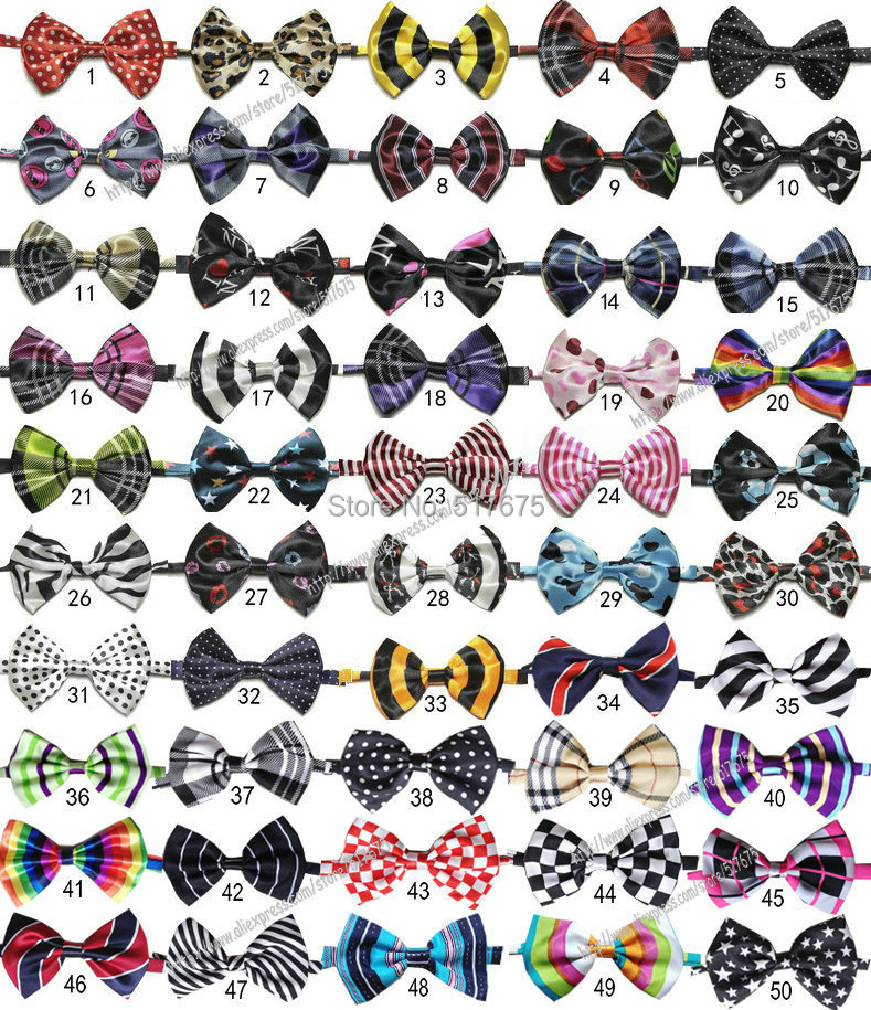 50 designs fashion Cute printed ties kids baby boys children Pet monolayer bow ties necktie 50pcslot free shipping.jpg