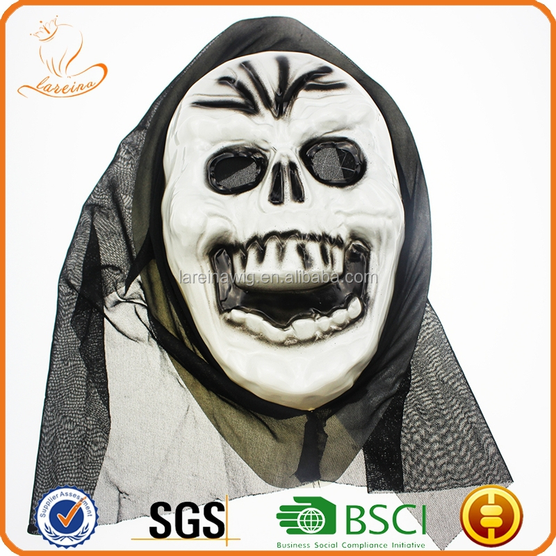 安い工場卸売pvcシリコンゴム手作り怖いハロウィーンマスク( hm1001)問屋・仕入れ・卸・卸売り